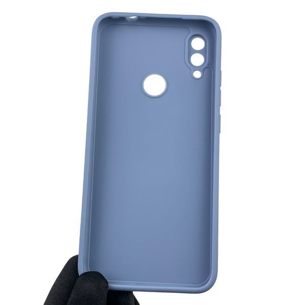 Чехол для Xiaomi Redmi Note 7 Pro с квадратными гранями с защитой камеры на сяоми редми нот 7 про голубой 0012894 фото