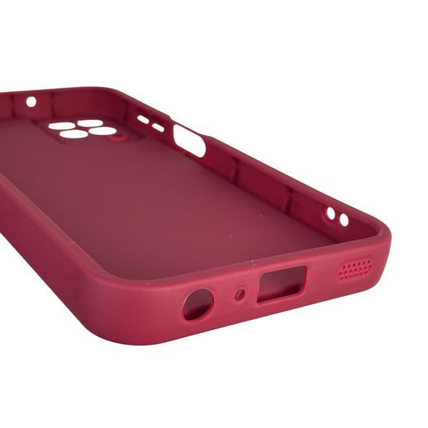 Чохол силіконовий оригінальний Soft Touch з 3D принтом мему сібу для Samsung Galaxy M32 4G (SM-M325F) бордовий (Повний захист камери) 0047513 фото