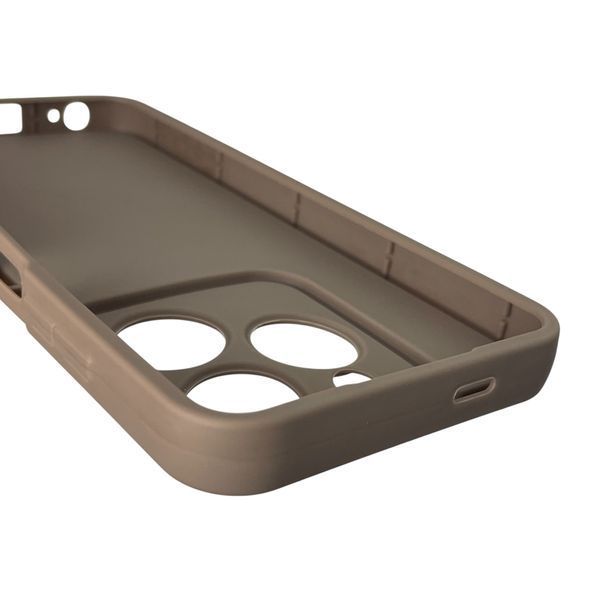 Чехол силиконовый Soft Touch с 3D принтом мема сибу для Infinix Smart 8 HD коричневый (Полная защита камеры) 0048237 фото