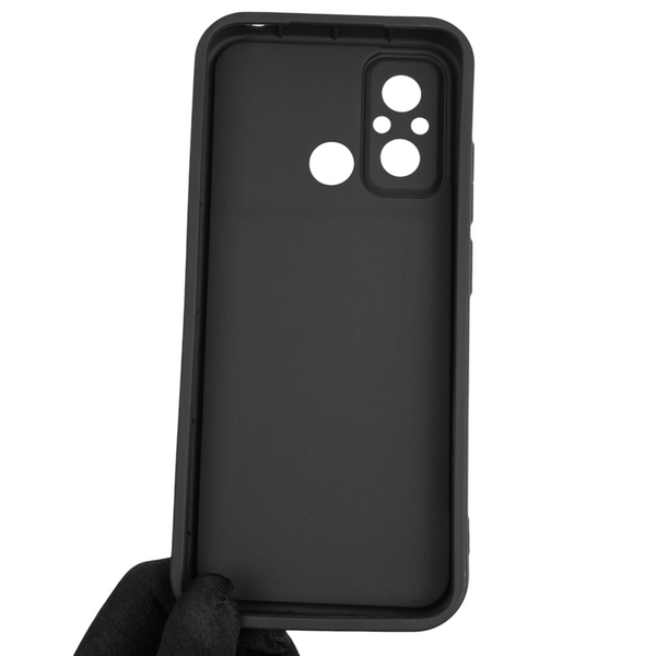 Чохол силіконовий Soft Touch з 3D принтом для Xiaomi Poco C55 чорний (Повний захист камери) 0042179 фото