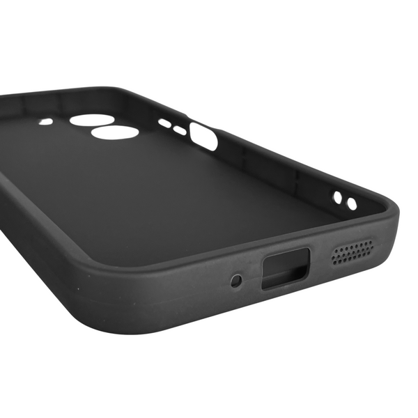 Чохол силіконовий Soft Touch з 3D принтом для Xiaomi Poco C65 чорний (Повний захист камери) 0040724 фото