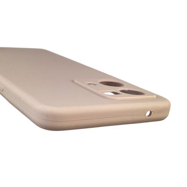 Чохол для Oppo Reno 7 4G силіконовий з мікрофіброю нековзний на оппо рено 7 4г пудровий 0031794 фото