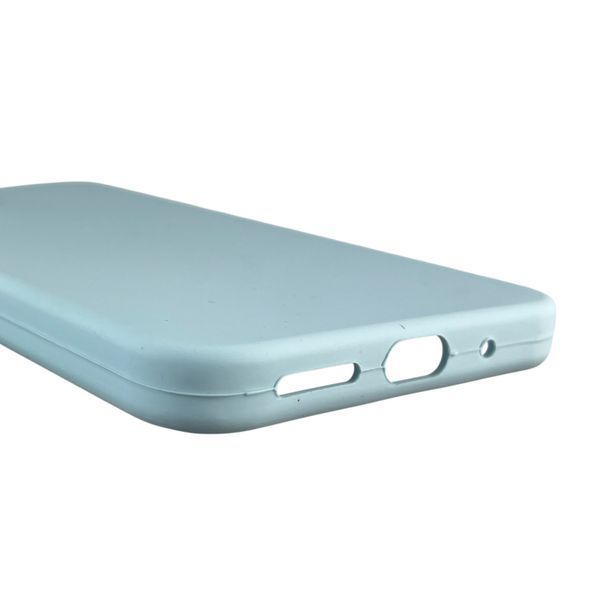 Чохол для Xiaomi Redmi 12 4G силіконовий з мікрофіброю нековзний на сяомі редмі 12 4г блакитний 0032570 фото