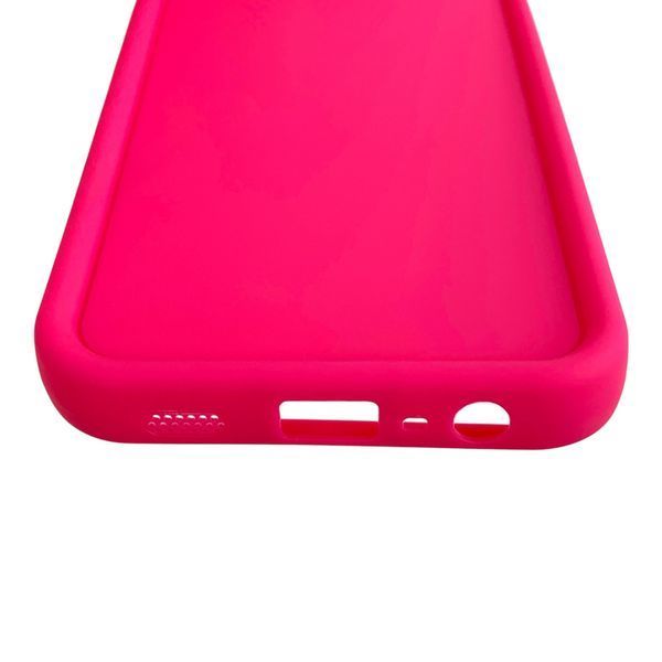 Чохол силіконовий Soft Touch для Oppo A15s малиновий (Повний захист камери) 0054304 фото