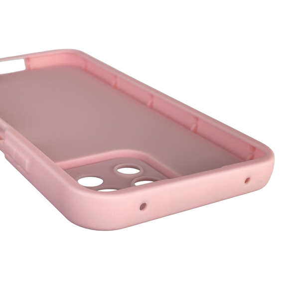 Чехол силиконовый Soft Touch с 3D принтом женским для Xiaomi Mi 11 Lite розовый (Полная защита камеры) 0042856 фото