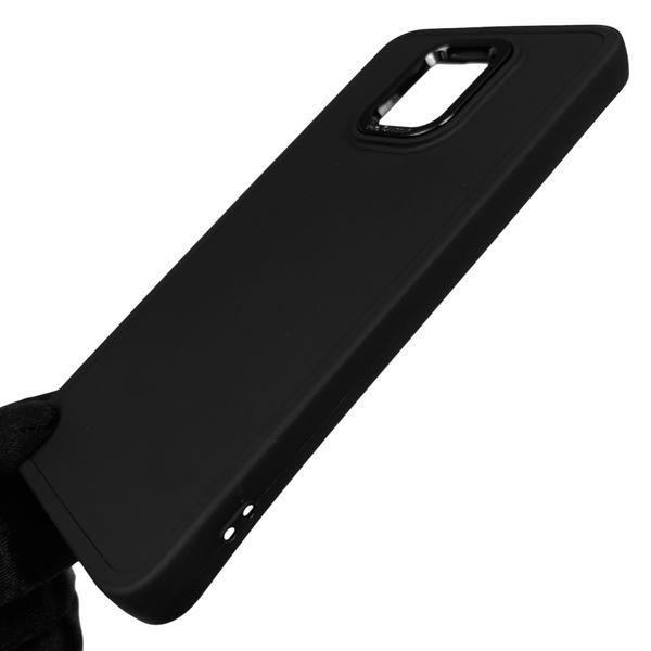 Чохол для Xiaomi Redmi Note 9 Pro матовий з високими бортами з мікрофіброю на сяомі редмі нот 9 про чорний 0002267 фото