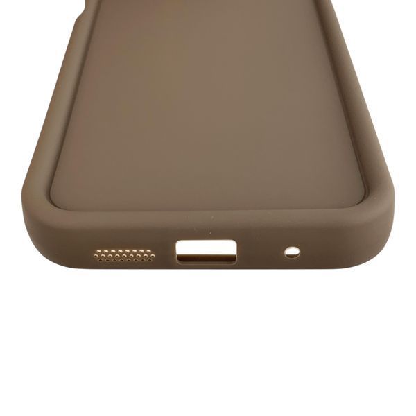 Чехол силиконовый Soft Touch для Xiaomi Poco M3 коричневый (Полная защита камеры) 0053883 фото