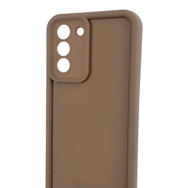 Чохол силіконовий Soft Touch для Samsung Galaxy S21 коричневий (Повний захист камери) 0054033 фото