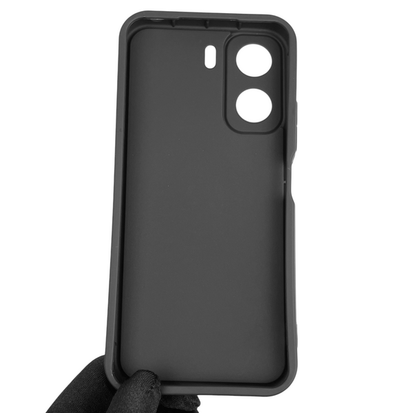 Чохол силіконовий Soft Touch з 3D принтом для Xiaomi Poco C65 чорний (Повний захист камери) 0040724 фото