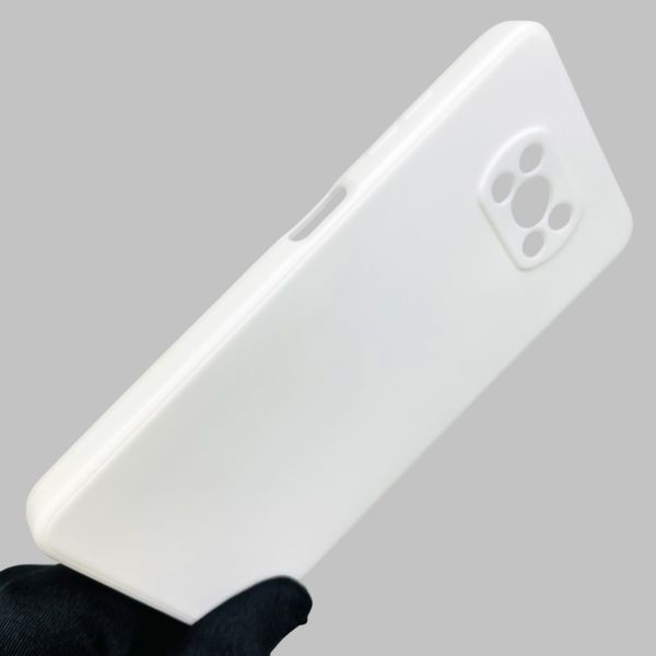 Чохол для Xiaomi POCO X3 NFC з квадратними гранями із захистом камери для сяомі поко х3 нфс білий 0001548 фото