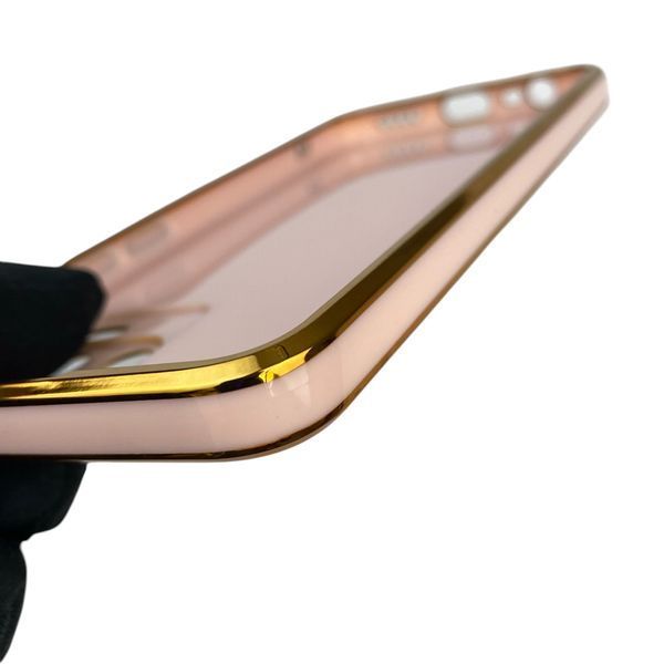 Чехол для Realme 8 с кольцом-подставкой с золотой окантовкой на реалми 8 пудровый gs1 0020495 фото