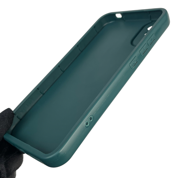 Чохол силіконовий Soft Touch з 3D принтом для Xiaomi Redmi 9A темно-зелений (Повний захист камери) 0042237 фото