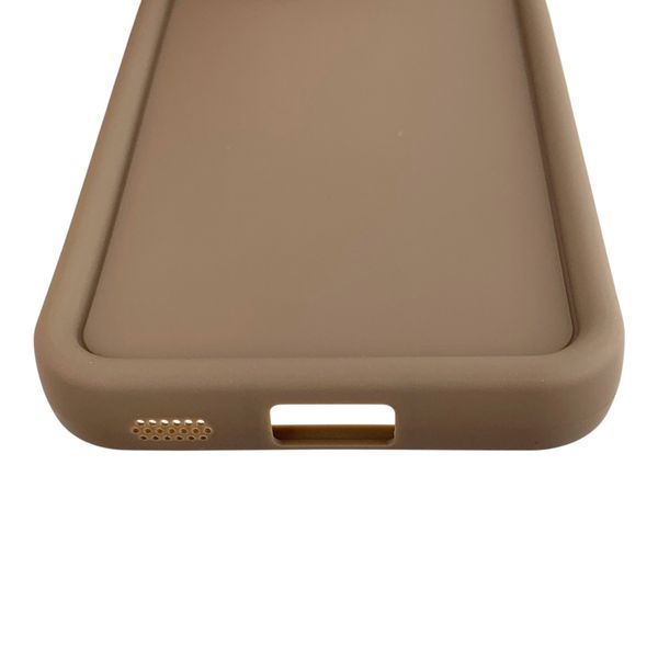 Чохол силіконовий Soft Touch для Samsung Galaxy S21 коричневий (Повний захист камери) 0054033 фото