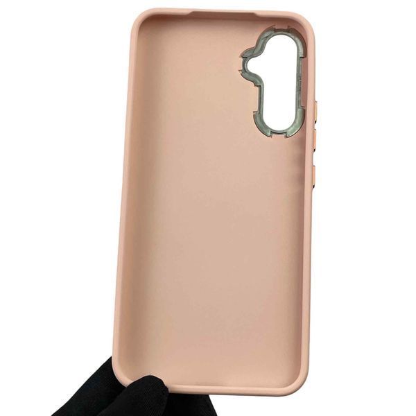 Чехол для Samsung Galaxy A34 5G (SM-A346E) с защитой на камеры с микрофиброй на самсунг а34 5г пудровий 0012161 фото
