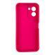 Чехол силиконовый Soft Touch с 3D принтом Бантики для Tecno Spark Go 3 малиновый (Полная защита камеры) 0057847 фото 2