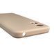 Чохол для Motorola Moto E13 (PAXT0034) силіконовий з мікрофіброю нековзний на моторола е13 пудровий 0031680 фото 5