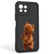 Чохол силіконовий оригінальний Soft Touch з 3D принтом кумедний тед ведмідик для Xiaomi Mi 11 Lite 5G NE чорний (Повний захист камери) 0048800 фото 1