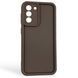 Чохол силіконовий Soft Touch для Samsung Galaxy S21 коричневий (Повний захист камери) 0054033 фото 1