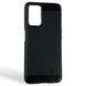 Чохол для телефона OPPO A76 карбоновий протиударний з високими бортами чорний 0052045 фото 1