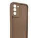 Чохол силіконовий Soft Touch для Samsung Galaxy S21 коричневий (Повний захист камери) 0054033 фото 3