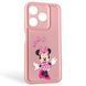 Чехол силиконовый Soft Touch с 3D принтом волшебной минни маус для TECNO Spark 10C (KI5m) розовый (Полная защита камеры) 0050569 фото 1
