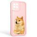 Чохол силіконовий оригінальний Soft Touch з 3D принтом мему сібу для Realme 8 Pro рожевий (Повний захист камери) 0047412 фото 1