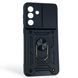 Чехол противоударный для Samsung Galaxy M56 5G (M566B) с магнитной пластиной со шторкой на камере черный 0050742 фото 1