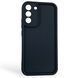 Чехол силиконовый Soft Touch для Samsung Galaxy S22 Plus черный (Полная защита камеры) 0054078 фото 1