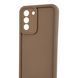 Чохол силіконовий Soft Touch для Samsung Galaxy S21 коричневий (Повний захист камери) 0054033 фото 4
