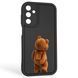 Чехол силиконовый оригинальный Soft Touch с 3D принтом смешного теда мишки для Samsung Galaxy M15 5G черный (Полная защита камеры) 0048750 фото 1