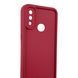 Чехол силиконовый Soft Touch для Samsung Galaxy A10s бордовый (Полная защита камеры) 0053983 фото 3