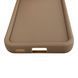 Чохол силіконовий Soft Touch для Samsung Galaxy S21 коричневий (Повний захист камери) 0054033 фото 6