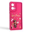 Чехол силиконовый Soft Touch с 3D принтом Гарри Поттер для Samsung Galaxy S24 Plus (SM-S926B) малиновый (Полная защита камеры)