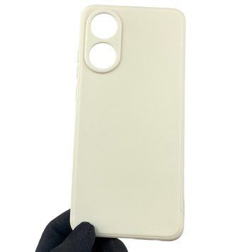 Чехол для OPPO A78 4G с квадратными гранями с защитой камеры на оппо а78 4г бежевый 0012443 фото