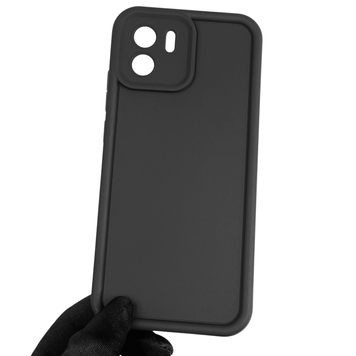 Чехол силиконовый Soft Touch для Xiaomi Redmi A1 черный (Полная защита камеры) 0039906 фото