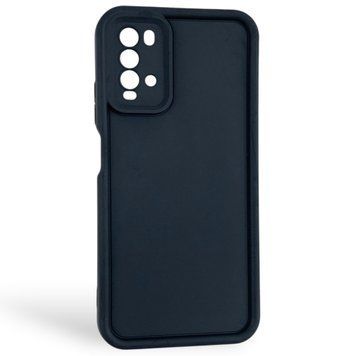 Чехол силиконовый Soft Touch для Xiaomi Poco M3 черный (Полная защита камеры) 0053834 фото