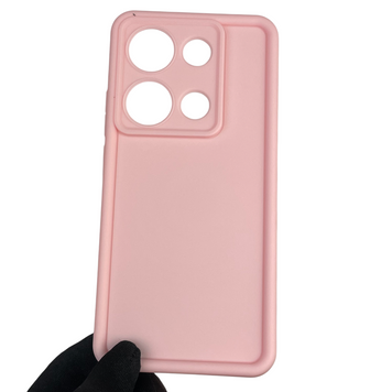 Чехол силиконовый Soft Touch для Xiaomi Redmi Note 14S розовый (Полная защита камеры) 0040046 фото