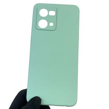 Чохол для Oppo Reno 7 4G силіконовий з мікрофіброю нековзний на оппо рено 7 4г бірюзовий 0031795 фото