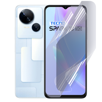 Плівка гідрогелева для Tecno Spark 10 5G МАТОВА протиударна на техно спарк 10 5г прозора 0035153 фото