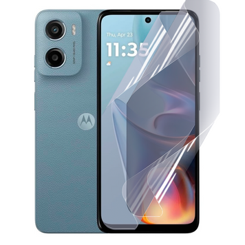 Плёнка гидрогелевая для Motorola Moto E15 МАТОВАЯ противоударная на моторола е15 прозрачная 0033712 фото