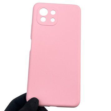 Чохол для Xiaomi Mi 11 Lite 5G NE силіконовий з мікрофіброю нековзний на сяомі мі 11 лайт 5г не рожевий 0032443 фото