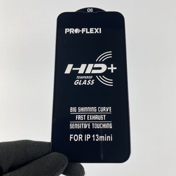 Защитное стекло для телефона Apple iPhone 13 Mini противоударное полноэкранное на айфон 13 мини чёрное 0001066 фото