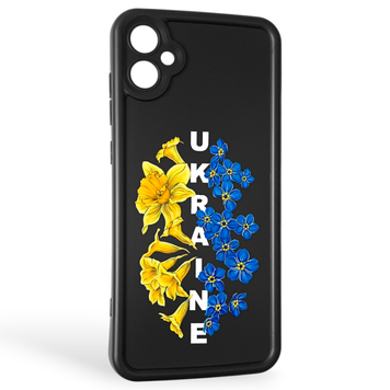 Чехол силиконовый Soft Touch с 3D принтом для Samsung Galaxy A05 (SM-A055) черный (Полная защита камеры) 0041858 фото