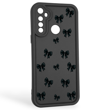 Чехол силиконовый Soft Touch с 3D принтом для Realme 5i черный (Полная защита камеры) 0040341 фото