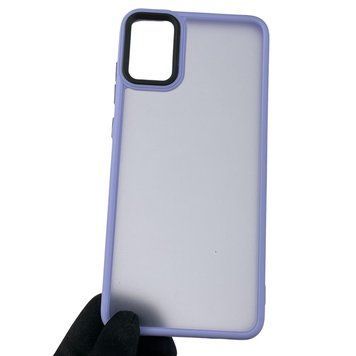 Чехол для Samsung Galaxy A05 SM-A055 противоударный матовый с высокими бортами на самсунг а05 сиреневый 0000765 фото