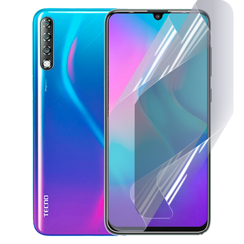 Плівка гідрогелева для Tecno Phantom 9 МАТОВА протиударна на техно фантом 9 прозора 0035103 фото