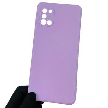 Чехол для Samsung Galaxy A31 SM-A315F с квадратными гранями c защитой камеры на самсунг а31 сиреневый 0001266 фото