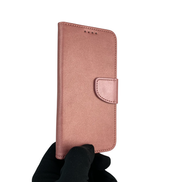 Чохол-книжка для телефона Huawei Y6S (JAT-LX1) шкіряна з магнитною застібкою на хуавей у6с рожева 0025437 фото