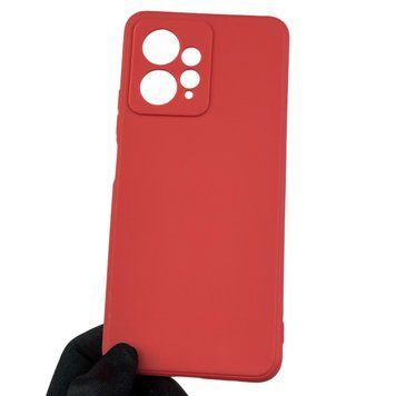 Чехол для Xiaomi Redmi Note 12 4G с квадратными гранями с защитой камеры на сяоми редми нот 12 4г красный 0012845 фото
