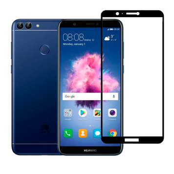 Захисне скло для телефона Huawei P Smart 2018 протиударне повноекранне на хуавей п смарт 2018 чорне 0038155 фото